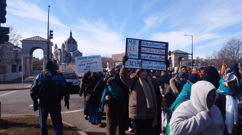 Minnesota’s Oromo community rallied at the State Capitol on  29 Feb 2016 in solidarity with OromoProtests in Oromia