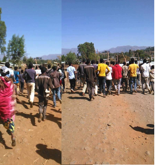 #OromoProtests continues, Lafto town, E. Hararghe, Oromia, 15 Feb. 2016