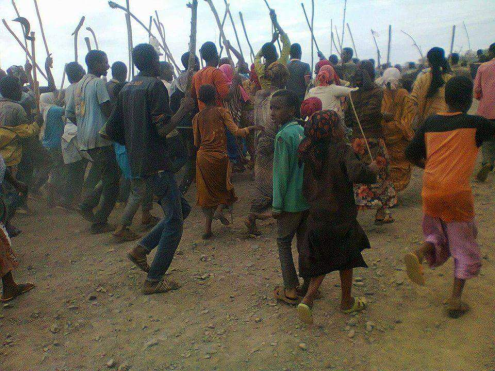 OromoProtests @Defo town, Habro District, West Hararge, Oromia, Feb 26 ,2016