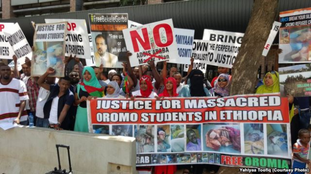 #OromoProtests Global Solidarity Rally, South Africa, 1st Feb. 2016