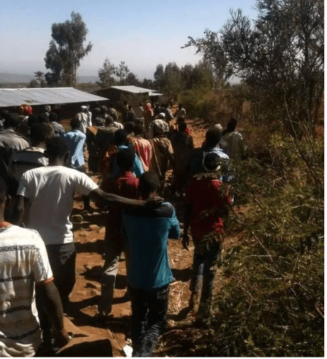 #OromoProtests in Girawaa (Doguu town), E. Hararghe, Oromia, 5 February 2016 p2