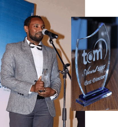 Amensisa Ifa wins ‘Best Director’ at the first Tom Film Awards