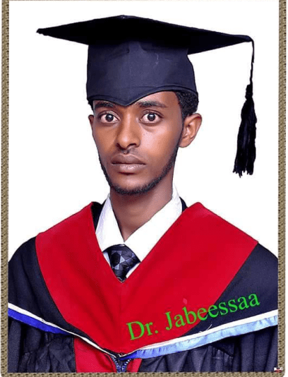 Dr. Jabessa Dhaba, a Vet. general practitioner who was working in Furda town, Bedeno district, E. Harerge zone. The regime arrested him in Bedeno accusing him of involvement in the #OromoProtests movement.