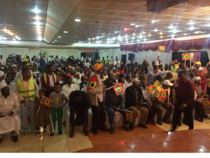 #OromoProtests Global solidarity rally in Riyadha south Arabia, 11 March 2016.