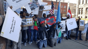 #OromoProtests Global solidarity rally in Sioux Falls, South Dakota, 11 March 2016.