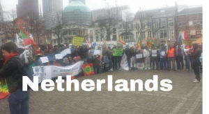#OromoProtests global Solidarity Rally in The Hague, Netherlands March 22, 2016