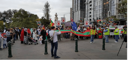 #OromoProtests global solidarity rally organised by the Australian Oromo community in Melbourne, 10 March 2016