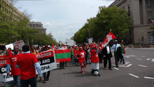 #OromoProtests in solidarity rally in DC, 19 April 2016 p2