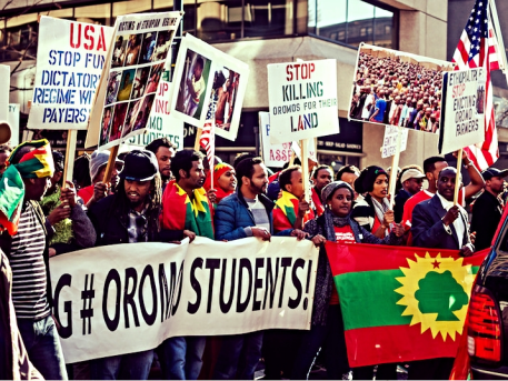 OROMO STUDENTS SOLIDARITY PROTEST IN WASHINGTON, D.C.