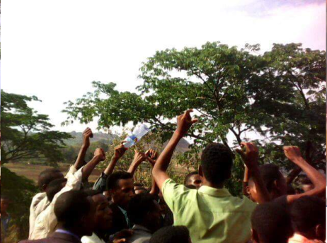 #OromoProtests in Limmuu Saqaa, Jimmaa, Oromia, 7 April 2016 p1