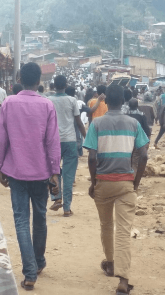 OromoProtests in Massalaa town, Hararghe, Oromia, 19 May 2016