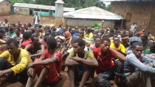 #OromoProtests, some of the over 5000 Oromo political prisoners in Tolay Concentration camp. 9 May 2016 p2
