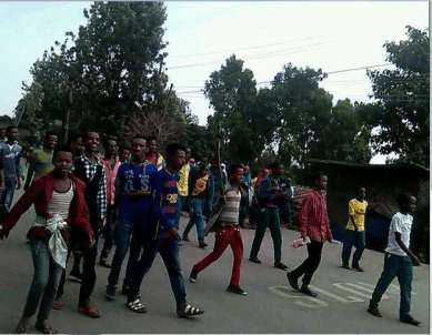 #Oromo Protests, Qobboo town, Dadar, Hararghe, Oromia, 20 June 2016