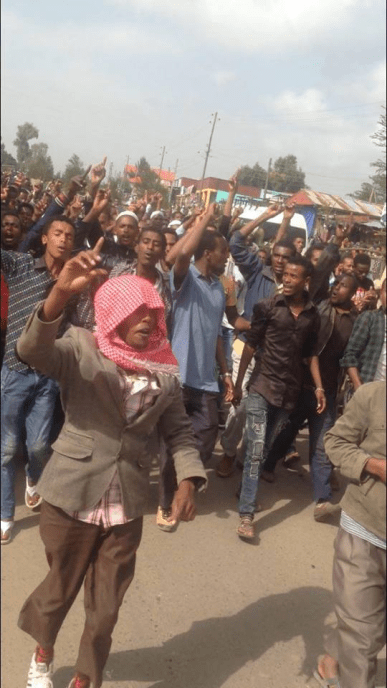 #OromoProtests in Asaasaa, Arsi, Oromia, 25 June 2016 p2