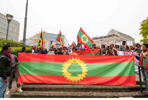 #OromoProtests solidarity rally in Brusells, Beligium, 3 June 2016 p2