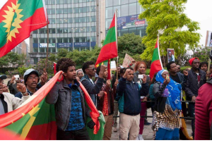 #OromoProtests solidarity rally in Brusells, Beligium, 3 June 2016