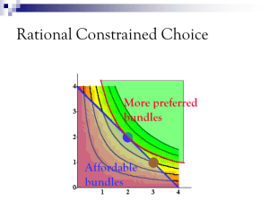 rational constrained choice