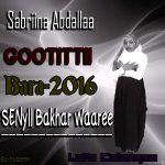Sabriinaa Abdallaa Gootittii Oromoo bara 2016 Sanyi Bakar Waaree