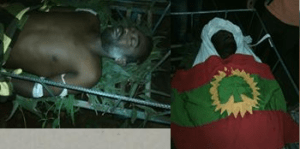 Aman Aliyii Xaha, Oromo national was shot at gun point by fascsit Ethiopia's regime forces on 6 August Grand #OromoProtests and died on 20 August 2016