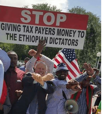 Congressman Mike Coffman of Colorado in solidarity with Oromo protests at the global Solidarity Rally in Denver, USA. 29 August 2016