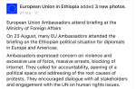 EU Ambassadors briefing on Ethiopia, 23 August&nbsp;2016