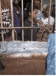 Fascist Ethiopia's regime's detaining and torturing Oromo children. This photo was taken at Iyasu IV prison in Gara Mulata, East Hararge, Oromia. 13 August 2016