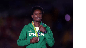 Fayyisaa lalisaa Oromo national hero, After received his Rio 2016 Olympic medal, 21 August 2016