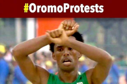 Feyisa Lelisa  Rio Olympian and world icon of #OromoProtests