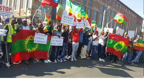 Grand #OromoProtests Global solidarity joint Ethiopians Rally Held in South Africa on 18 August 2016 p2