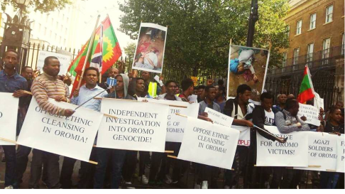 Grand #OromoProtests Global Solidarity Rally, 16 August 2016 Held in London 13