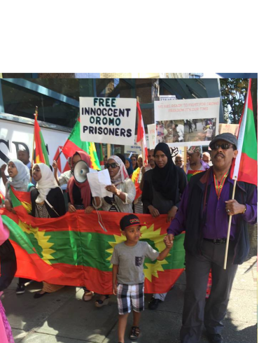 Grand #OromoProtests Global Solidarity Rally in Vancouver, Canada, 19 August 2016 p1