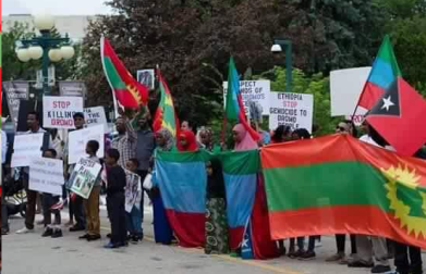 Grand #OromoProtests Global Solidarity Rally in Winnipeg, Manitoba, Canada on 19 August 2016 p1