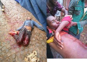 Grand #OromoProtests, Grand ‪#‎OromoProtests‬ full scale Military massacre has been conducted by Ethiopia's fascsit regimei n Naqamte, East Walaga. 6 August 2016 pcture