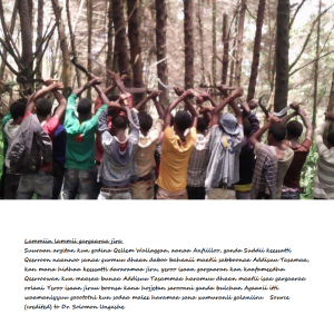 Lammiin lammii gargaaraa jira. #OromoProtests in Qellem Wallaggaa, Anfiilloo, Suddii. 24 August 2016