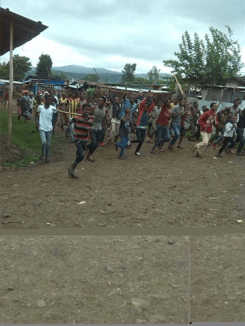 #OromoProtests 1st August 2016 in Baddeessa, Hararghe, Oromia.