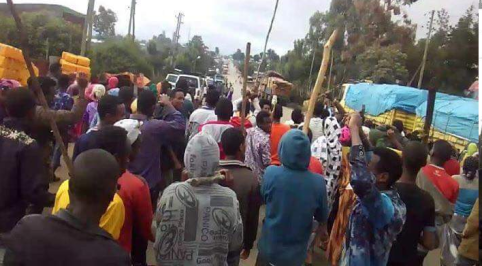 #OromoProtests 1st August 2016 in Dadar, Hararghe, Oromia. p1