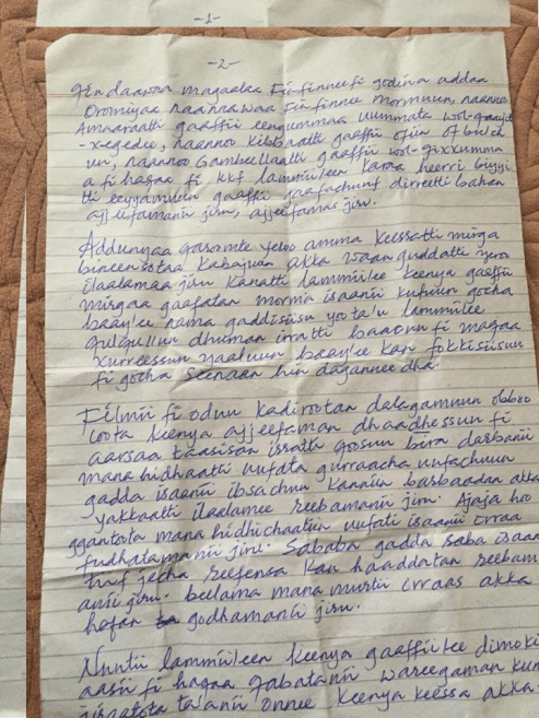 Remembrance of the massacred martyrdom for the coming three days. #OromoProtests 25 -27 August 2016 p2