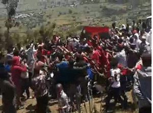 #OromoProtests 2nd September 2016,Qobboo, East Hararge, Oromia, funeral service for Saladin Shakim, who was wounded on the grand rally and died 1st September 2016.