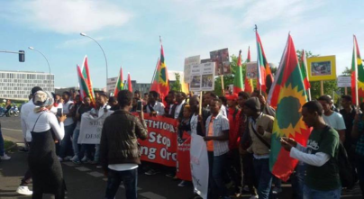 #OromoProtests mass solidarity rally in Berlin, Germany September 2, 2016. p2