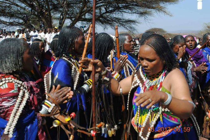 Oromo women attend the inauguration of the 71st Borana Abbaa Gadaa in Badhaasa, southern Oromia.