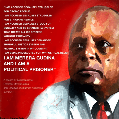 Professor Merera Gudina's speech after the court of Ethiopia denied him hearing. #OromoProtests