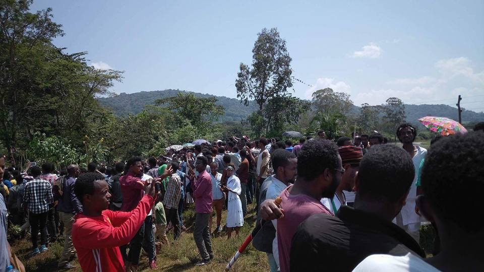 Irreecha Birraa 2017 at Malkaa Booyyee, Jimmaa Abba Jifar, Oromia on 22nd October 2017