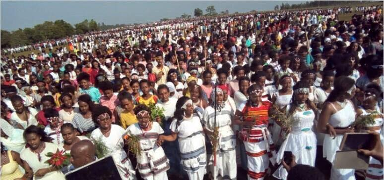 Irreecha Birraa 2017 Celebrated in Mandi, Wallaggaa, W. Oromia, 15th October 2017 after 88 years