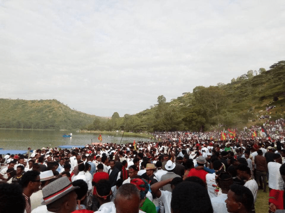 Irreecha Birraa celebration, September 30, 2018 in Bishoftu, Oromia