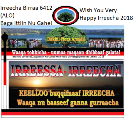 WISH YOU A VERY HAPPY IRREECHA BIRRAA OROMO 2018