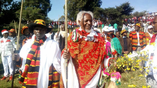   Irreecha Birraa Oromoo Malkaa Ateetee Celebration with Gaamo people, on Sunday  8th October  2018 in Buraayyuu, Oromia.png